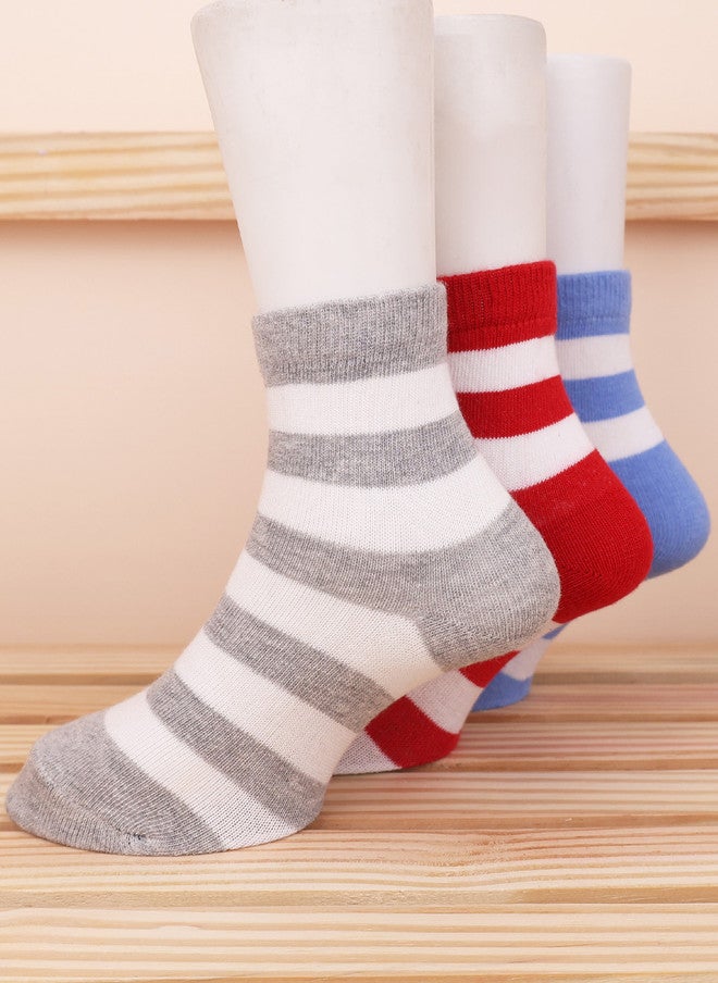 FOOTPRINTS FOOTPRINT 6 Pairs Infant Kids Patterned Ankle-Length Organic Cotton Socks - Image 5